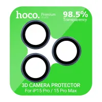 Camera Frame Film Hoco 3D Metal Frame V14 for Apple iPhone 15 Pro 15 Pro Max 16 Pro 16 Pro Max Space Grey