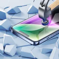 Tempered Glass Hoco Premium Series A35 120CC Large Arc Dustproof 0.4mm 2.5D Anti-Fall για Apple iPhone 16 Plus 15 Plus