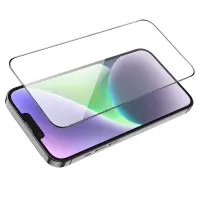 Tempered Glass Hoco Premium Series G1 0.33mm Flash Attach Full Silk Screen HD for Apple iPhone 16 Plus 15 Plus