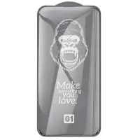 Tempered Glass Hoco Premium Series G1 0.33mm Flash Attach Full Silk Screen HD for Apple 15 Pro