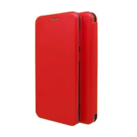 Book Case Ancus Magnetic Curve for Samsung SM-A156  Galaxy A15 5G SM-A155  Galaxy A15 4G TPU Red