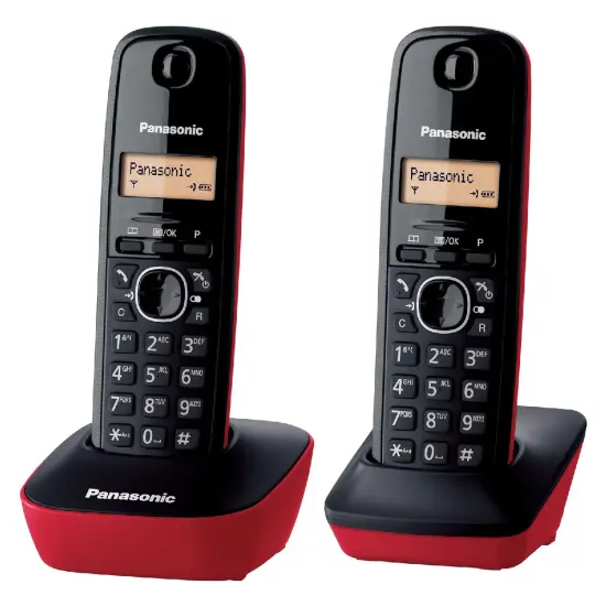 Dect/Gap Panasonic KX-TG1612 Black - Red EU