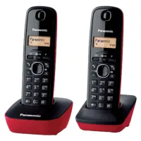 Dect/Gap Panasonic KX-TG1612 Black - Red EU