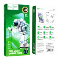 Tempered Glass Hoco Premium Series G16 Full Screen HD 5D Large Arc 0.4mm 9H for Apple  iPhone 15 iPhone 16 10pcs