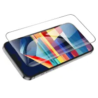 Tempered Glass Hoco Premium Series G14 0.33mm Full Screen Edges Protection HD 3D for Apple iPhone 15 iPhone 16 Set 10pc