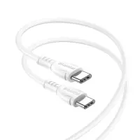 Cable Borofone BX51 Triumph USB-C to USB-C 60W White 1m