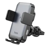 Car Mount Hoco HW9 Climber for Dashboard for 4.5"-7" with Wireless Fast Charger 15W and Extendable Arm Black