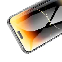 Tempered Glass Hoco Premium Series A35 120CC Large Arc Dustproof 0.4mm 2.5D Anti-Fall για Apple iPhone 15 Pro Max