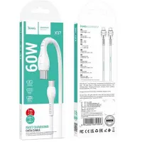 Cable Hoco X37 Cool Power USB-C to USB-C Fast Charging 60W 3A White 1m