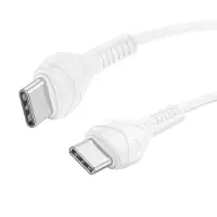 Cable Hoco X37 Cool Power USB-C to USB-C Fast Charging 60W 3A White 1m