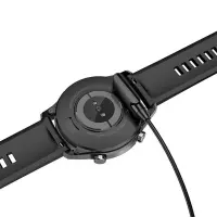 Charger Hoco Y2 Pro Smart watch 2 pin 10mm 5V/0.12A Black Magnet Distance: 20mm Pins Distance: 10mm