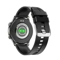 Smartwatch Hoco Y7 Pro 1.39" Bluetooth v5.0 240mAh IP67 with Call Function Silicon Band Metal Grey