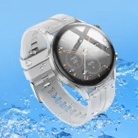 Smartwatch Hoco Y7 Pro IP67 with Call Function Silicon Band Silver