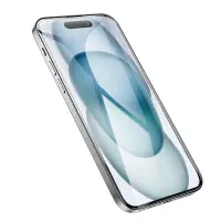 Tempered Glass Hoco Premium Series A37 120CC Large Arc Edges Dustproof 0.4mm 3D Anti-Static for Apple iPhone 15 iPhone 16