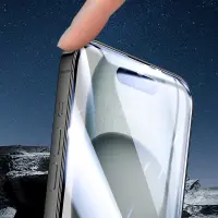 Tempered Glass Hoco Premium Series A37 120CC Large Arc Edges Dustproof 0.4mm 3D Anti-Static for Apple iPhone 16 Plus 15 Plus