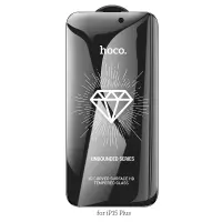 Tempered Glass Hoco Premium Series A37 Plus 120CC Large Arc Edges 28° Privacy Angle 3D Anti-Static for Apple iPhone 16 Plus 15 Plus