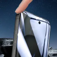 Tempered Glass Hoco Premium Series A37 Plus 120CC Large Arc Edges 28° Privacy Angle 3D Anti-Static for Apple iPhone 16 Plus 15 Plus