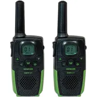 Walkie Talkie Sencor SMR 131 Set 2pcs with Hands Free Reception Range of Coverage 7 km 3AAA Black/Green