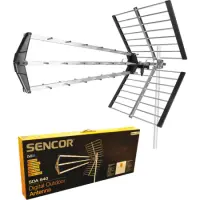 External TV Antenna Sencor SDA-640 DVB-T2 without Power Supply Silver