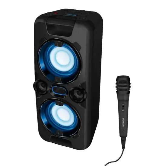 Sencor SSS 3800 Bluetooth Ηχείο, 60W, LED ,FM Radio, USB, AUX, Karaoke