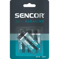 Alkaline batteries Sencor SBA LR03 size AAA Τεμ. 6