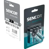 Alkaline batteries Sencor SBA LR03 size AAA Τεμ. 6