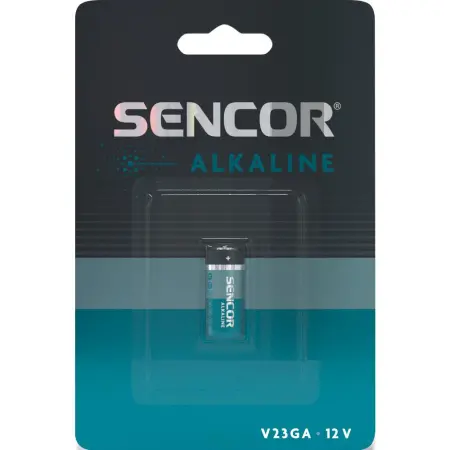 Alkaline batteries Sencor SBA A23/23A/23GA/A23/E23A/GP23A/K23A/L1028/LR23A/LRV08/LRVO8/MN21/MS21/V23/V23GA/VR22 Pcs. 1