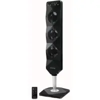 Pedestal Fan Sencor SFN 5040BL 90W Ultra-thin with 3 Fans and 3 Speeds 3 Operating Modes and Timer Black