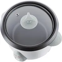 Electric Rice Steamer 1.5lt Stainless Steel Sencor SRM 1500WH White