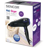 Hair Dryer Sencor SHD 108VT 2200W with 3 Temperature Levels and 2 Air Speeds Black