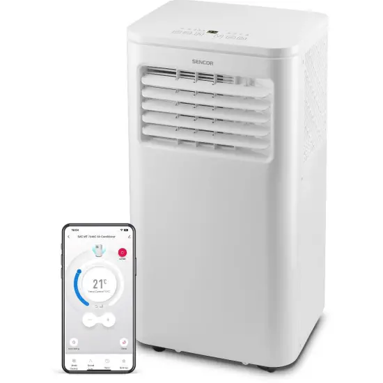 Portable Air Conditioner Sencor SAC MT7048C 7,000 BTU/h 26 m² 64dBA White