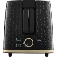Toaster Sencor STS 7201BK 2 Slots 930W 3D Pattern Design Black