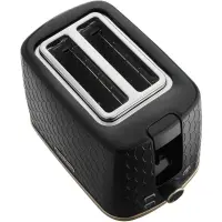 Toaster Sencor STS 7201BK 2 Slots 930W 3D Pattern Design Black