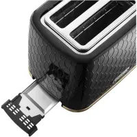 Toaster Sencor STS 7201BK 2 Slots 930W 3D Pattern Design Black