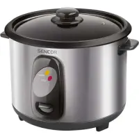 Electric Rice Steamer 1lt Stainless Steel Sencor SRM 1000SS Silver