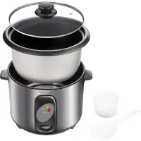 Electric Rice Steamer 1lt Stainless Steel Sencor SRM 1000SS Silver