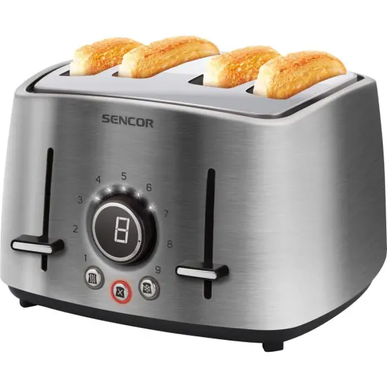 Toaster Sencor STS 5070SS 4 Slots 1600W Stainless Steel Silver