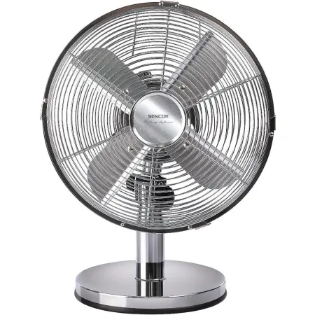 Desktop Fan Sencor SFE 2540SL 30W Diameter 25cm with 3 Speeds and Chrome-plated Body