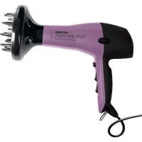 Hair Dryer Sencor SHD 6700VT 2000W Ultra Light 2 Speed and 3 Heat with Diffuser and Concentrator Purple