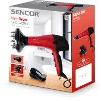 Hair Dryer Sencor SHD 6701RD 2000W with 2 Speed and 3 Temperature Options Red