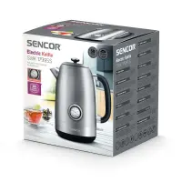 Electric Kettle 1,7lt with Temperature Indicator 2200W Sencor SWK 1799S Silver