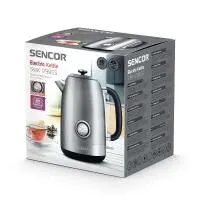 Electric Kettle 1,7lt with Temperature Indicator 2200W Sencor SWK 1799S Silver