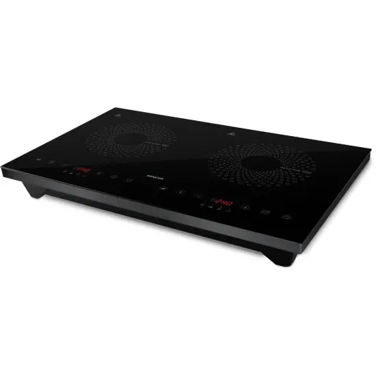 Portable Induction Hob Sencor SCP 4601GY Double TouchControl 3400W 12-26cm Black