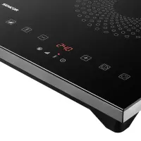 Portable Induction Hob Sencor SCP 4601GY Double TouchControl 3400W 12-26cm Black