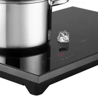 Portable Induction Hob Sencor SCP 4601GY Double TouchControl 3400W 12-26cm Black