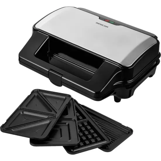 Toaster Sencor SSM 9940SS with 4 Detachable Plates CoolTouch Silver