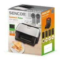 Toaster Sencor SSM 9940SS with 4 Detachable Plates CoolTouch Silver