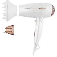 Travel Hair Dryer Sencor SHD 7200GD 2000W with 3 Temperature and 2 Air Speed Options White/Gold