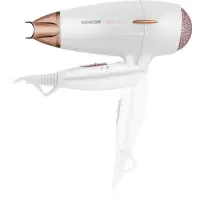 Travel Hair Dryer Sencor SHD 7200GD 2000W with 3 Temperature and 2 Air Speed Options White/Gold