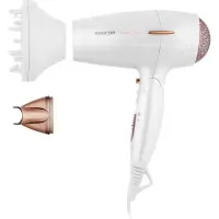 Travel Hair Dryer Sencor SHD 7200GD 2000W with 3 Temperature and 2 Air Speed Options White/Gold